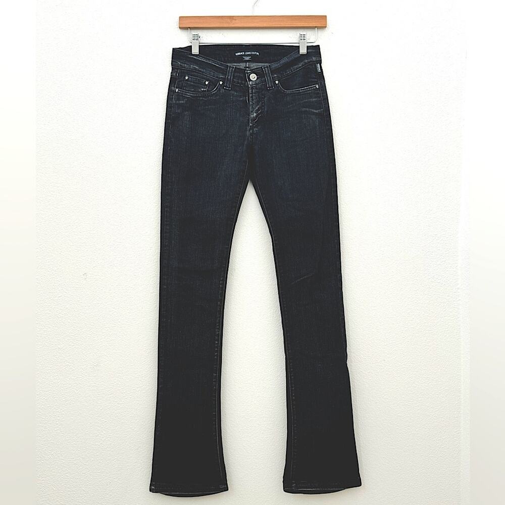 Vintage Versace flared skinny jeans